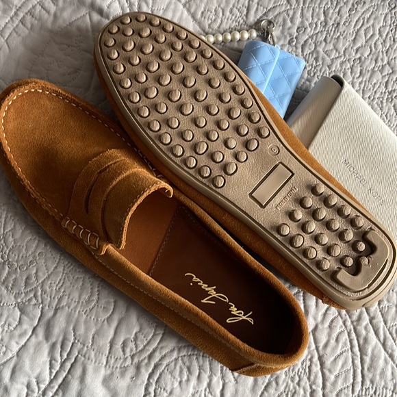 ISA TAPIA SENNA SADDLE SUEDE DRIVER - Picture 6 of 9